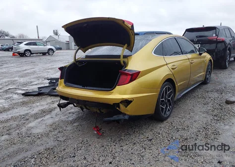 2021 Hyundai Sonata N Line из США, поврежденный, VIN 5NPEK4JC0MH112242